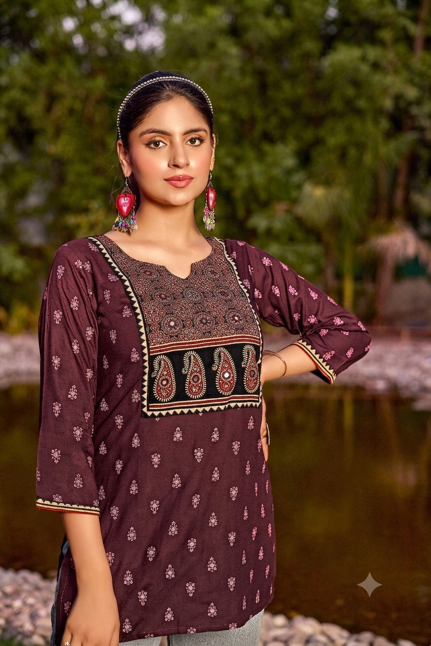 Reyon Short Kurtis