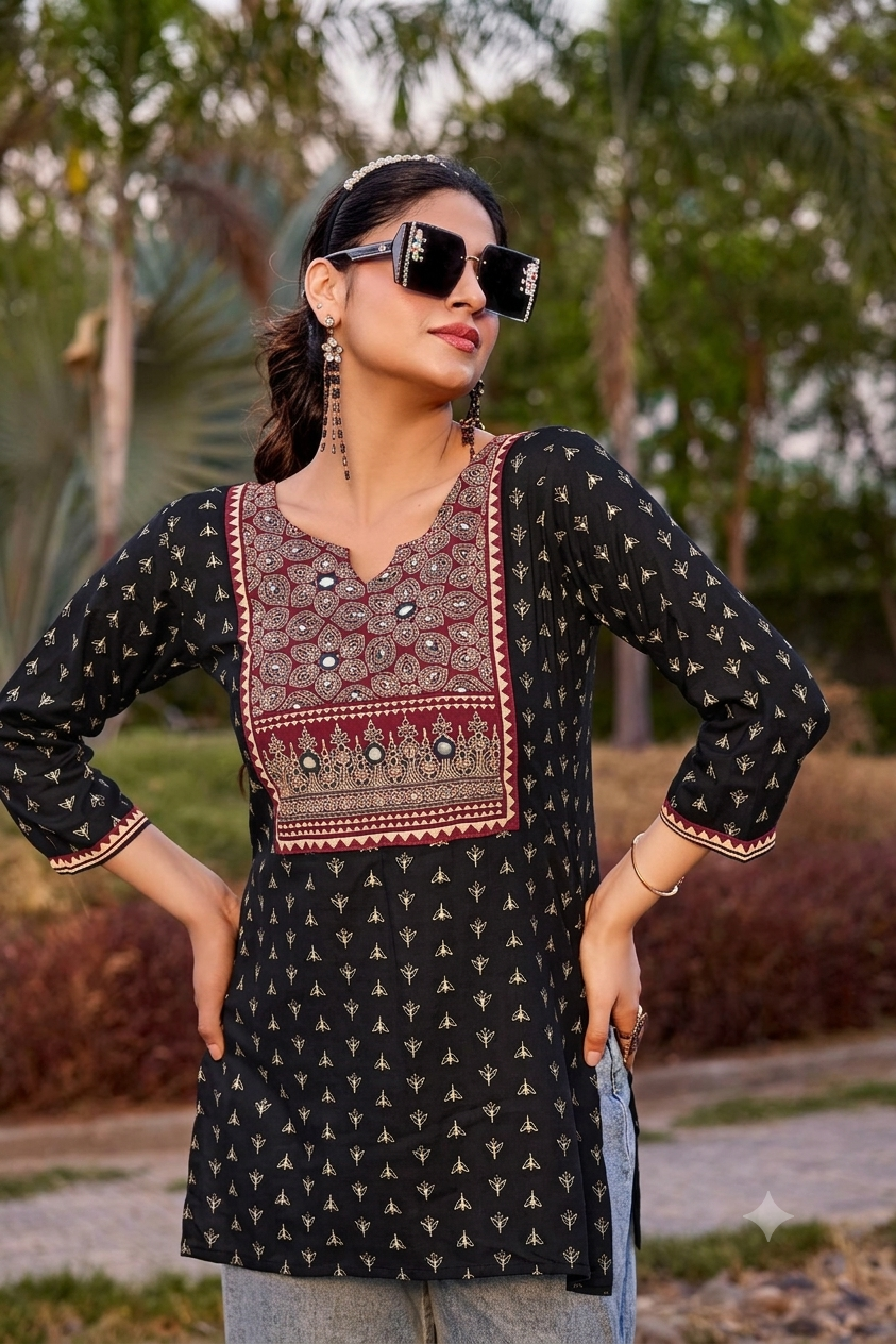 Reyon Short Kurtis