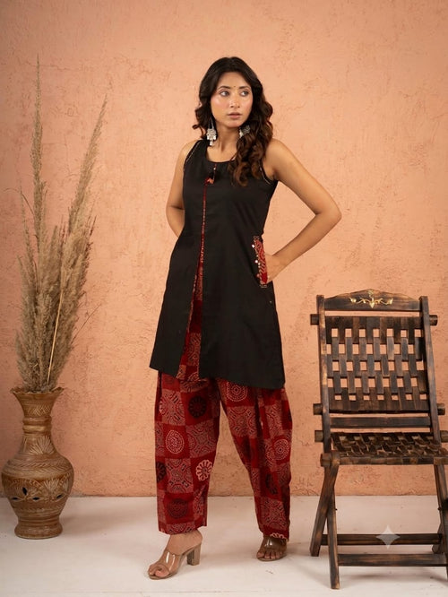 Cotton Co-ord set Farshi bottom